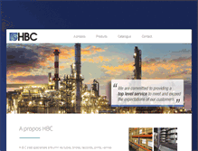 Tablet Screenshot of hbc.com.tn